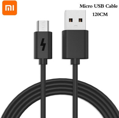 MI MICRO USB CABLE 2 A 1.2 M SJV4154IN/SJV4116IN  (COMPATIBLE WITH ANDROID AND OTHER MICRO USB SUPPORTED DEVICES, BLACK, ONE CABLE)