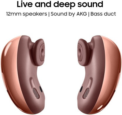 SAMSUNG GALAXY BUDS LIVE BLUETOOTH HEADSET  (MYSTIC BRONZE, TRUE WIRELESS)