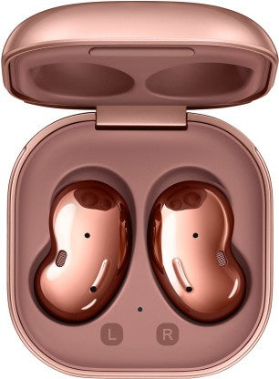 SAMSUNG GALAXY BUDS LIVE BLUETOOTH HEADSET  (MYSTIC BRONZE, TRUE WIRELESS)