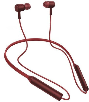 REDMI SONICBASS WIRELESS EARPHONES,DUAL-MIC NOISE CANCELLATION,UPTO 12 HR BLUETOOTH HEADSET  (RED, IN THE EAR)