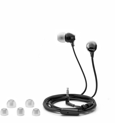 SONY EX14AP WIRED HEADSET  (BLACK, IN THE EAR)
