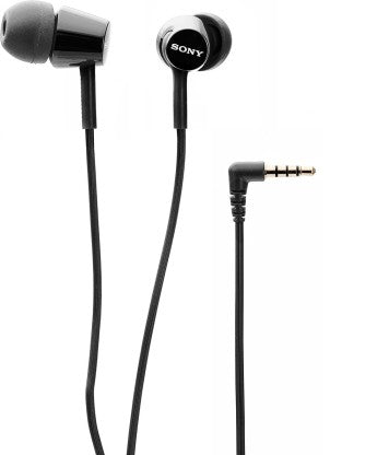 SONY EX155 WIRED HEADSET  (BLACK, IN THE EAR)