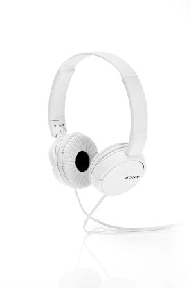 SONY ZX110A WIRED WITHOUT MIC HEADSET  (WHITE, ON THE EAR)