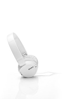 SONY ZX110A WIRED WITHOUT MIC HEADSET  (WHITE, ON THE EAR)