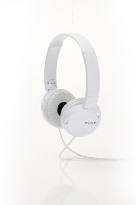 SONY ZX110A WIRED WITHOUT MIC HEADSET  (WHITE, ON THE EAR)
