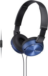 SONY 310AP WIRED HEADSET  (BLUE, ON THE EAR)