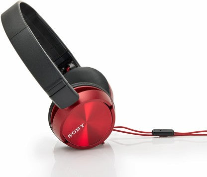 SONY 310AP WIRED HEADSET  (RED, ON THE EAR)