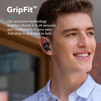 SOUNDCORE BY ANKER LIBERTY 2 TRUE WIRELESS BLUETOOTH HEADSET  (BLACK, TRUE WIRELESS) [Like New]