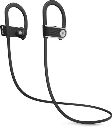 SOUNDLOGIC VOICE ASSISTANT WIRELESS SPORT EARBUDS BLUETOOTH HEADSET  (BLACK, IN THE EAR) [Like New]