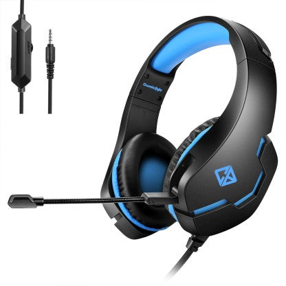 COSMIC BYTE STARDUST WIRED GAMING HEADSET  (BLUE, ON THE EAR)