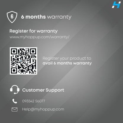 HOPPUP SYNC WITH BLUETOOTH 5.1 &AMP; TYPE C FAST CHARGING BLUETOOTH HEADSET  (BLACK, TRUE WIRELESS)