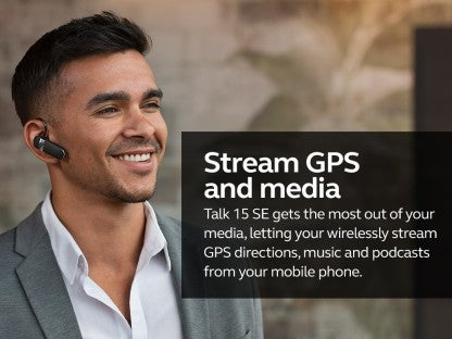 JABRA TALK 15 SE BLUETOOTH HEADSET  (BLACK, ON THE EAR)
