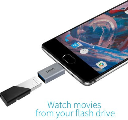 MIVI USB TYPE C, USB OTG ADAPTER  (PACK OF 1)
