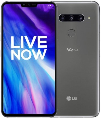 LG V40 THINQ (NEW PLATINUM GREY, 128 GB)  (6 GB RAM)