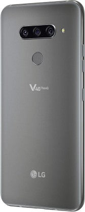 LG V40 THINQ (NEW PLATINUM GREY, 128 GB)  (6 GB RAM)