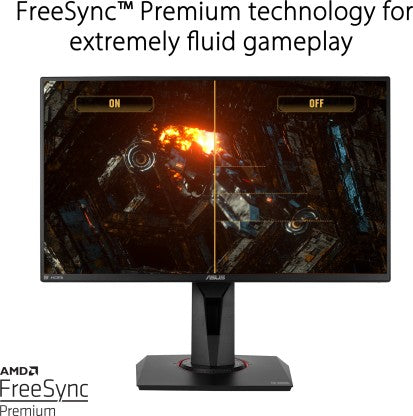 ASUS 24.5 INCH FULL HD LED BACKLIT IPS PANEL GAMING MONITOR (TUF VG259Q)  (NVIDIA G SYNC, RESPONSE TIME: 1 MS, 144 HZ REFRESH RATE)