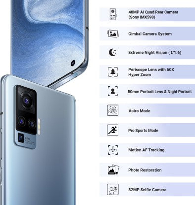 vivo X50 Pro (Alpha Grey, 256 GB)  (8 GB RAM)