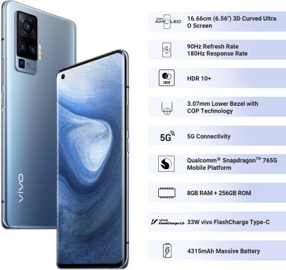 vivo X50 Pro (Alpha Grey, 256 GB)  (8 GB RAM)
