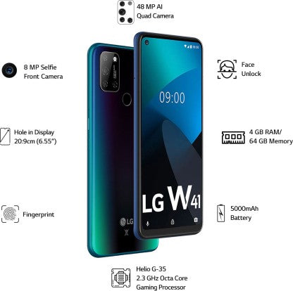 LG W41 (Magic Blue, 64 GB)  (4 GB RAM)