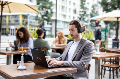 SONY WH-CH710N ACTIVE NOISE CANCELLATION ENABLED BLUETOOTH HEADSET  (BLACK, ON THE EAR)