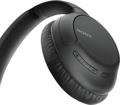 SONY WH-CH710N ACTIVE NOISE CANCELLATION ENABLED BLUETOOTH HEADSET  (BLACK, ON THE EAR)