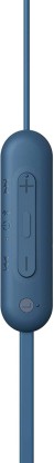 SONY WI-C100 WITH 25 HOURS BATTERY LIFE BLUETOOTH HEADSET  (BLUE, IN THE EAR)