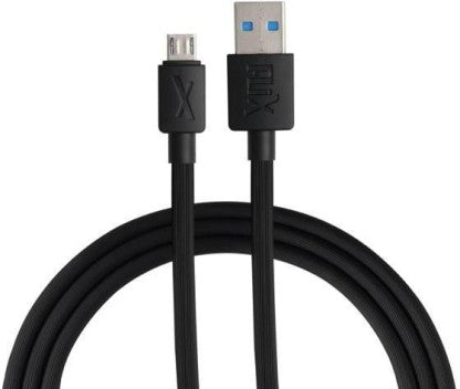 FLIX MICRO USB CABLE 2 A 1 M (BEETEL) XCD-M11  (COMPATIBLE WITH MOBILE, TABLET, SMART WATCH, MP3 PLAYER, BLACK)