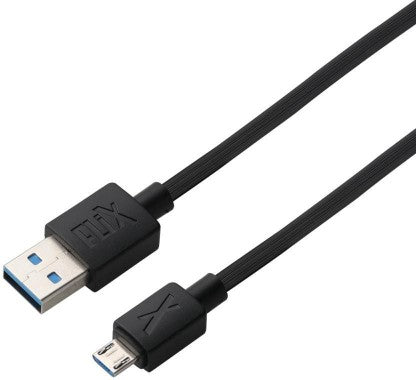 FLIX MICRO USB CABLE 2 A 1 M (BEETEL) XCD-M11  (COMPATIBLE WITH MOBILE, TABLET, SMART WATCH, MP3 PLAYER, BLACK)