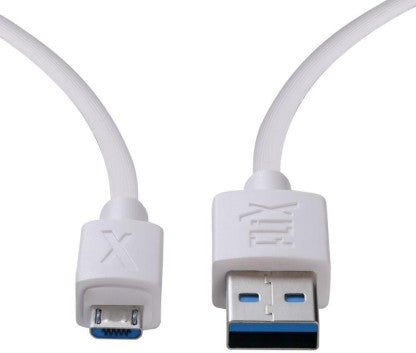 FLIX MICRO USB CABLE 2 A 1 M (BEETEL) XCD-M11  (COMPATIBLE WITH MOBILE, TABLET, SMART WATCH, MP3 PLAYER, WHITE, ONE CABLE)
