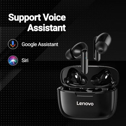 LENOVO XT90_BLACK BLUETOOTH HEADSET  (BLACK, TRUE WIRELESS)