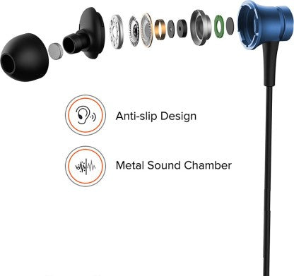 MI BASIC WIRED HEADSET  (BLUE, BLACK, IN THE EAR)