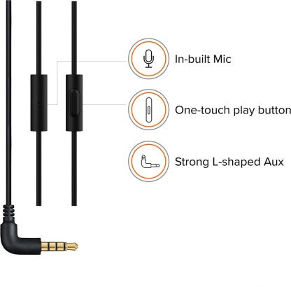 MI BASIC WIRED HEADSET  (BLUE, BLACK, IN THE EAR)