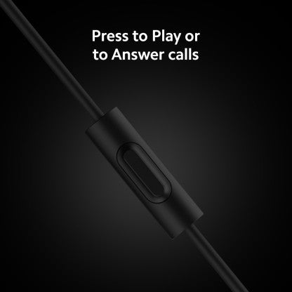 MI BASIC WIRED HEADSET WITH MIC  (BLACK, IN THE EAR)