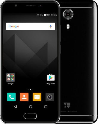 YU Yureka Black (Chrome Black, 32 GB)  (4 GB RAM)