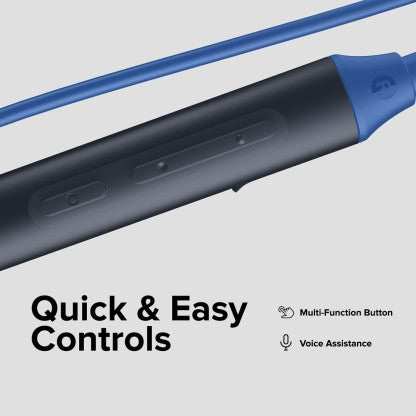 REDMI SONICBASS WIRELESS EARPHONES,DUAL-MIC NOISE CANCELLATION,UPTO 12 HR BLUETOOTH HEADSET  (BLUE, IN THE EAR)