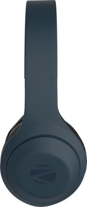 ZEBRONICS ZEB DUKE 101 WIRELESS HEADPHONE WITH MIC BLUETOOTH HEADSET  (BLUE, ON THE EAR)